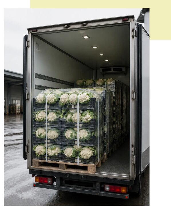 Перевозка цветной капусты в Калугу по цене от 5057 р. | Агросервис-Клг